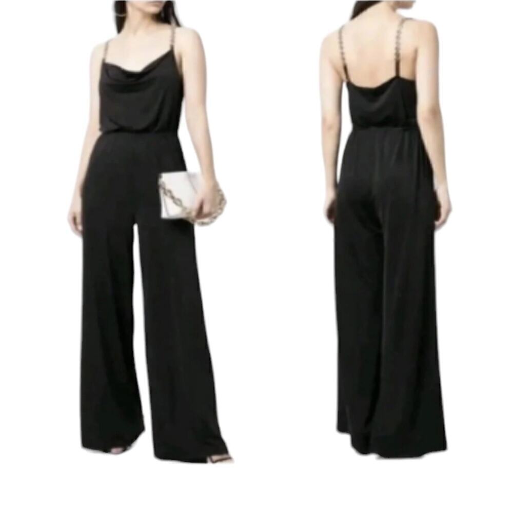 JASON WU Women's Black Spaghetti Strap Jumpsuit Size Xsmall NWT